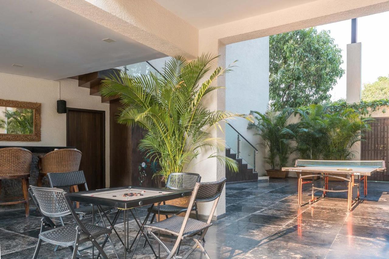 The Leaf By Stayvista - An Enchanting Escape Offering A Pool, Terrace, Lush Lawn, Contemporary Interiors, And Indoor Games Alībāg Eksteriør bilde